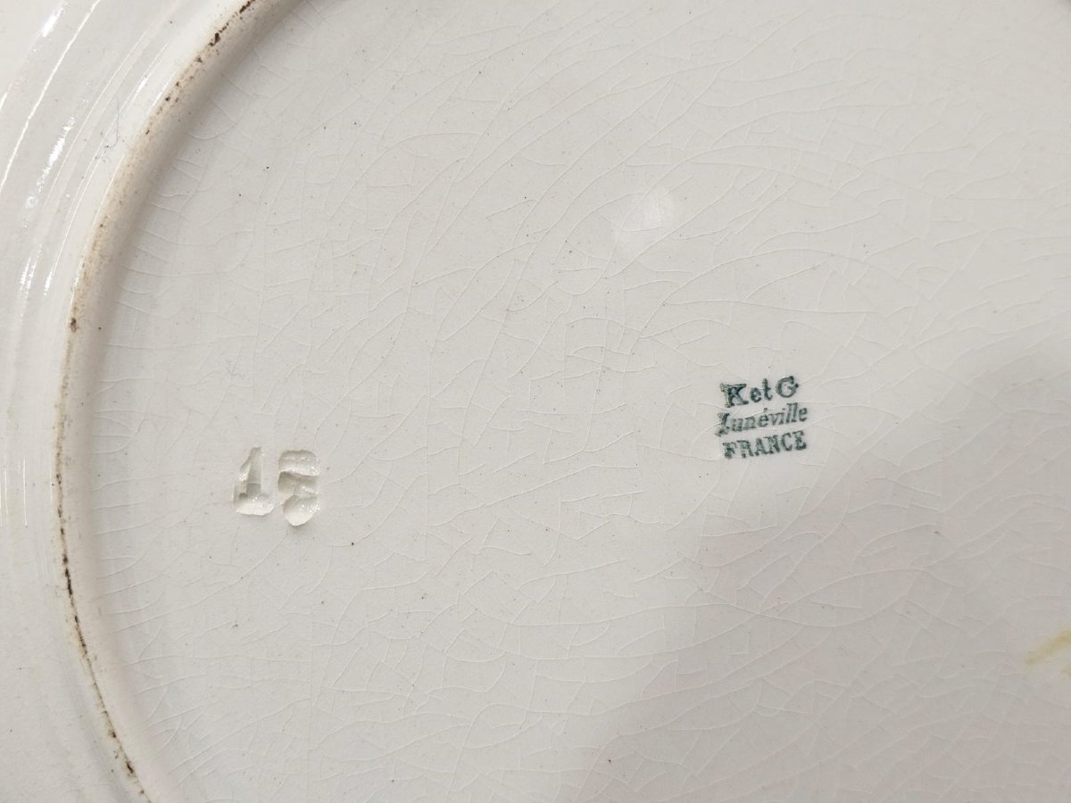 Lunéville Faience Dinner Service, 128 Pieces – Early 20th Century-photo-3