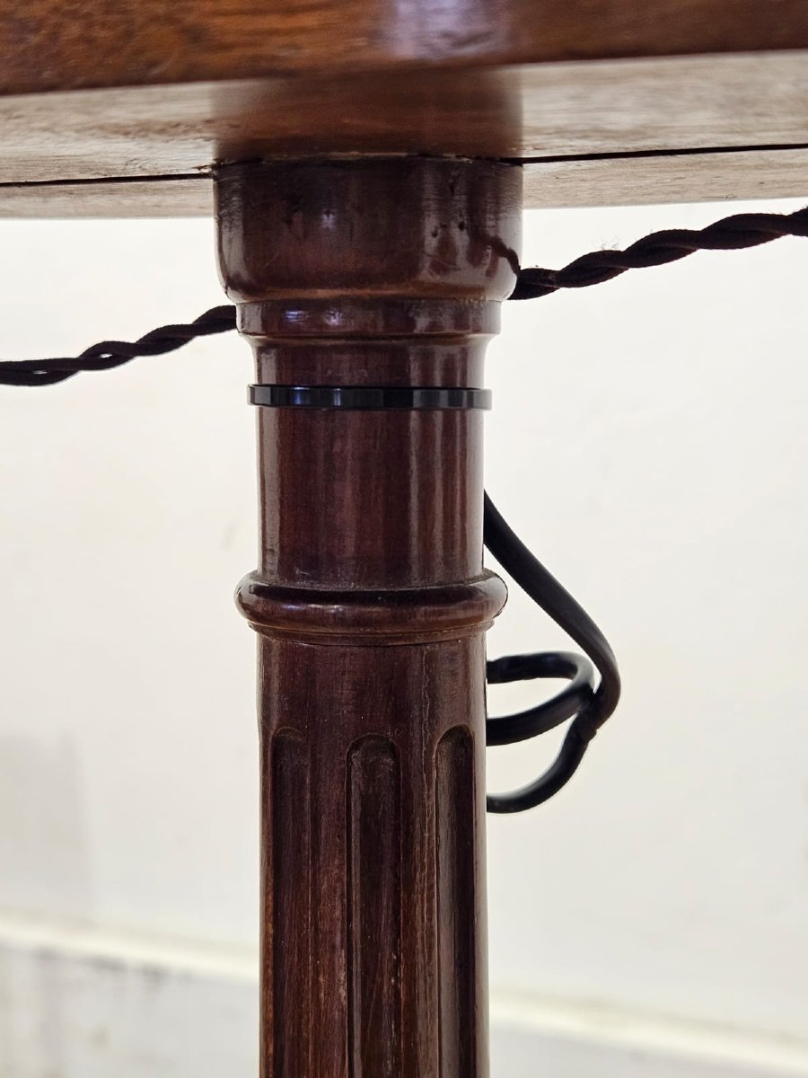 Floor Lamp With Integrated Side Table, 20th Century-photo-1