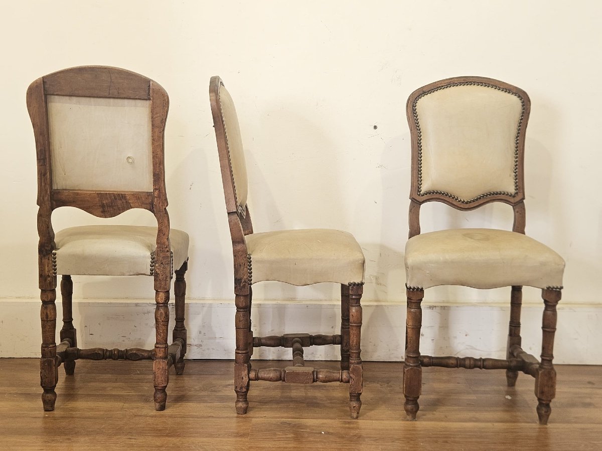 Set Of 6 Piedmontese “rocchetto” Chairs – 18th Century-photo-2