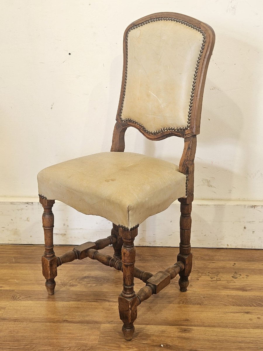 Set Of 6 Piedmontese “rocchetto” Chairs – 18th Century-photo-6
