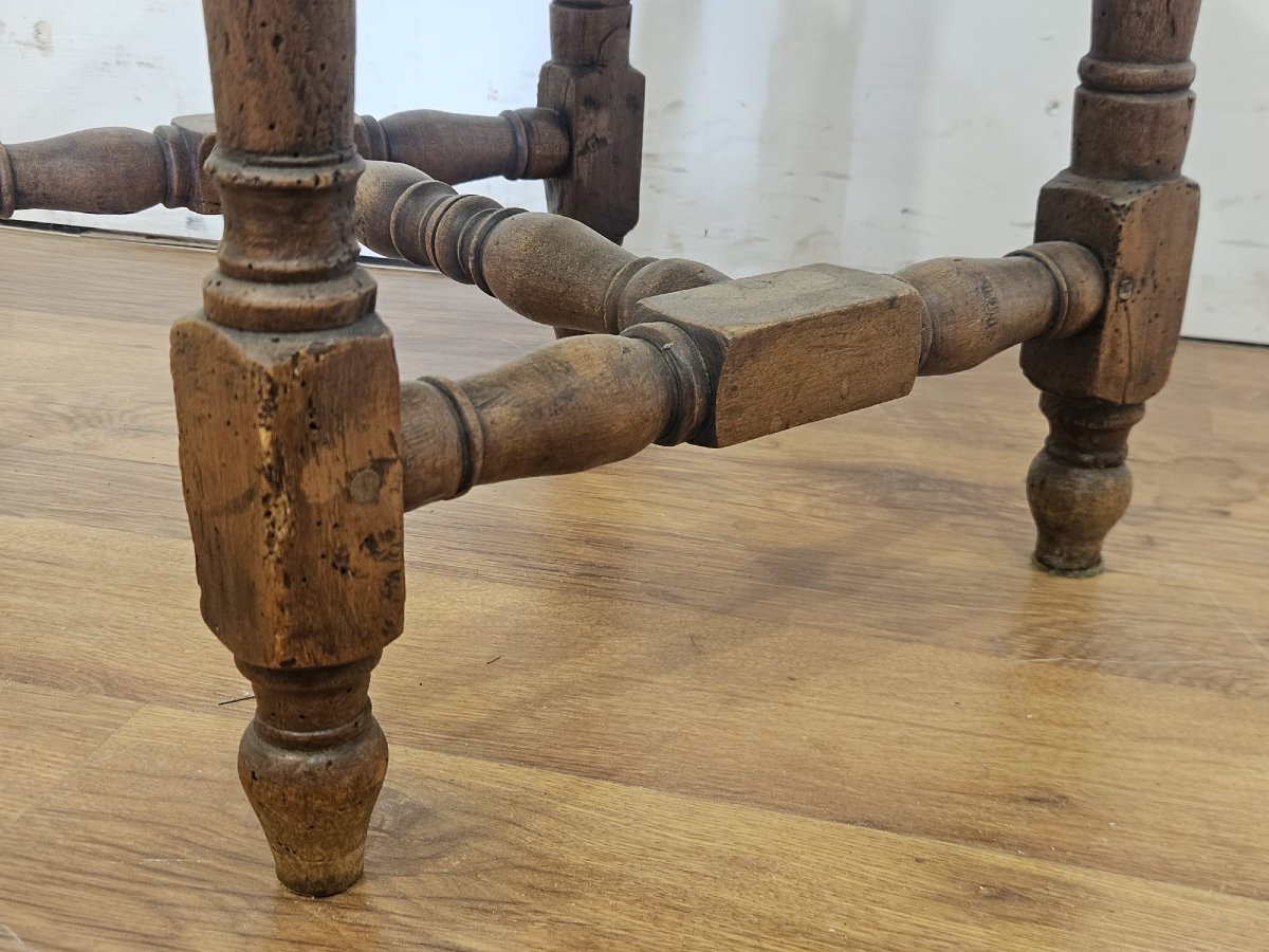 Set Of 6 Piedmontese “rocchetto” Chairs – 18th Century-photo-7