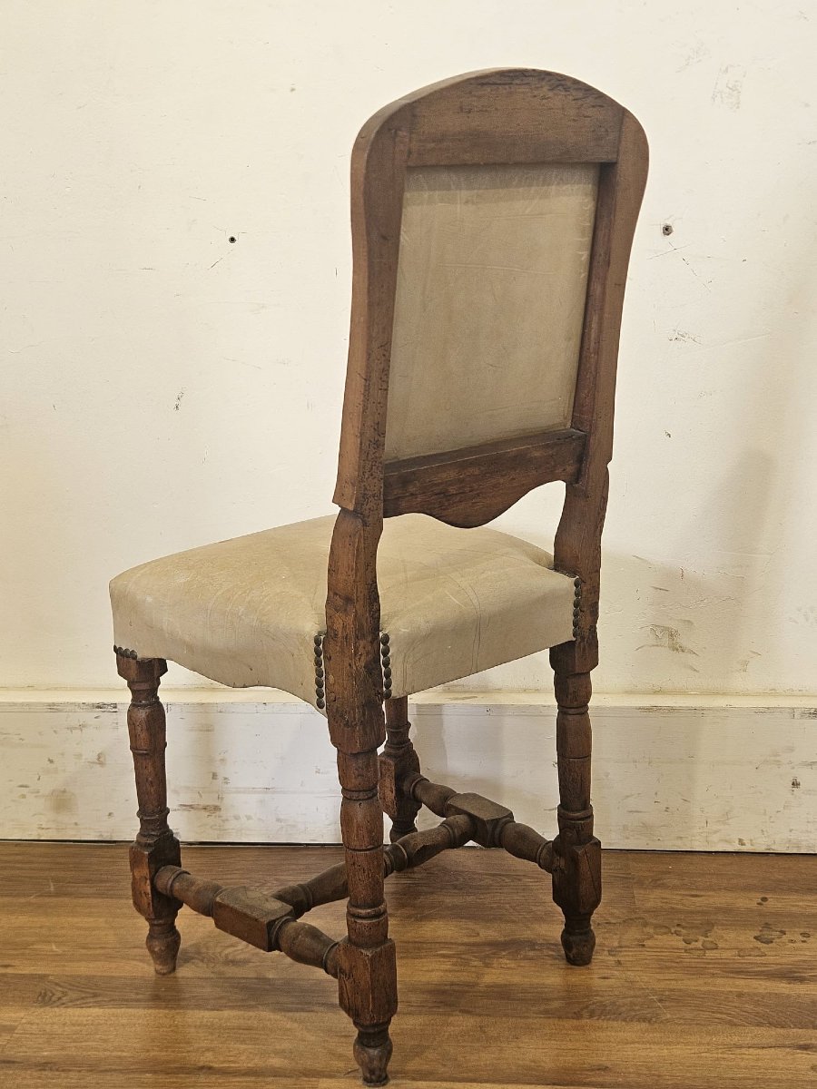 Set Of 6 Piedmontese “rocchetto” Chairs – 18th Century-photo-8