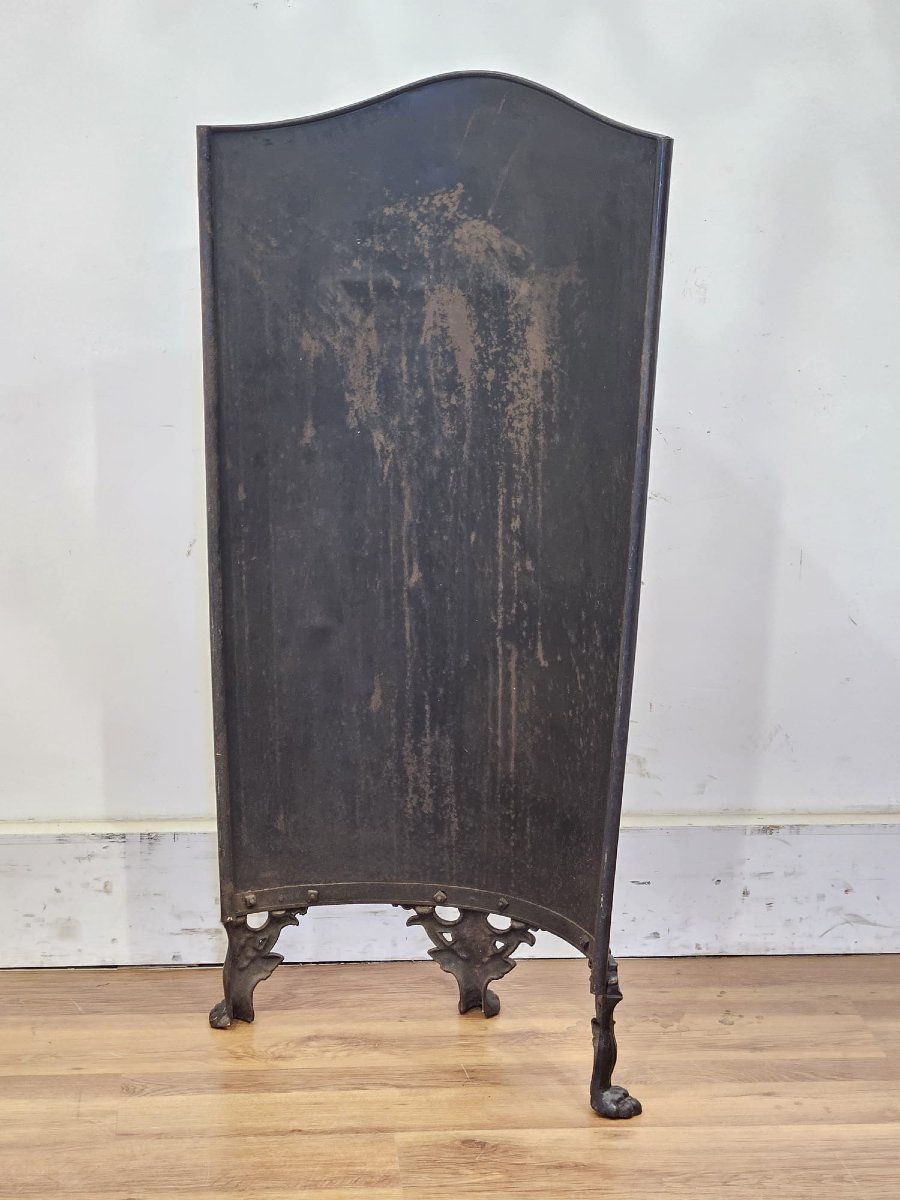 Victorian Cast-iron Spark Arrestor With Painted Finish – 19th Century-photo-2