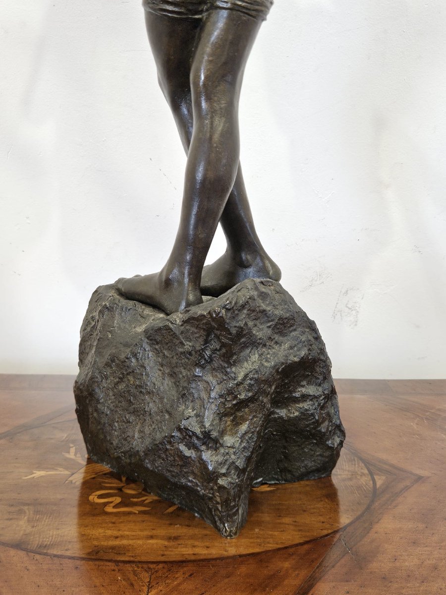 Sculpture en bronze attribuable à Giuseppe Renda (1859-1939)-photo-2