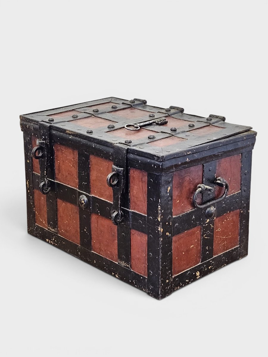 Antique German Chest From The 18th Century