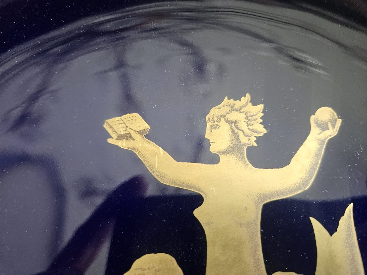 Série de 4 assiettes Richard Ginori – Collection Gio Ponti « Migration des Sirènes »-photo-3