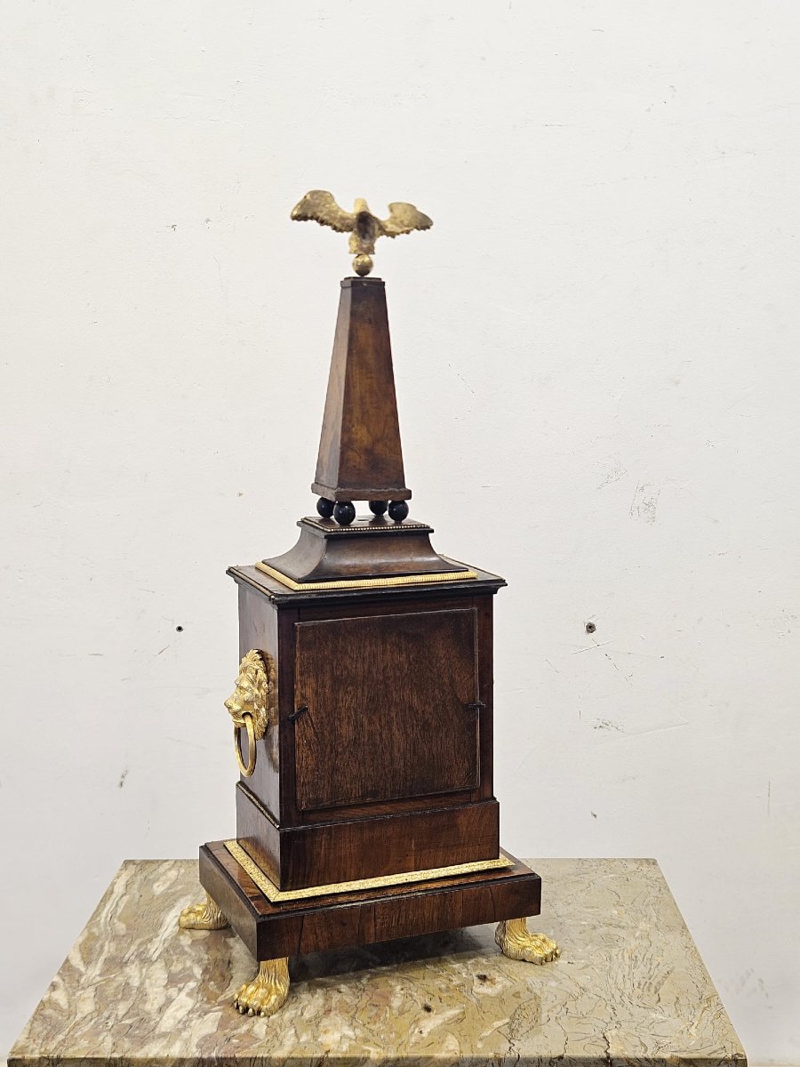 Pendule de table néoclassique autrichienne, début du XIXe siècle-photo-4