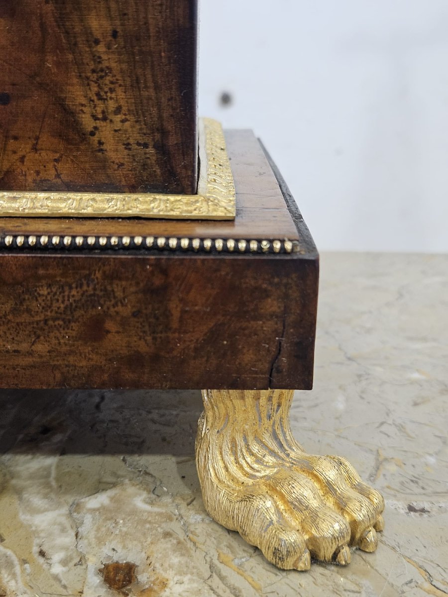 Pendule de table néoclassique autrichienne, début du XIXe siècle-photo-6