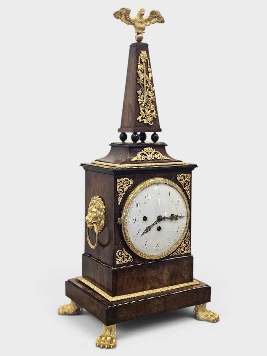 Pendule de table néoclassique autrichienne, début du XIXe siècle