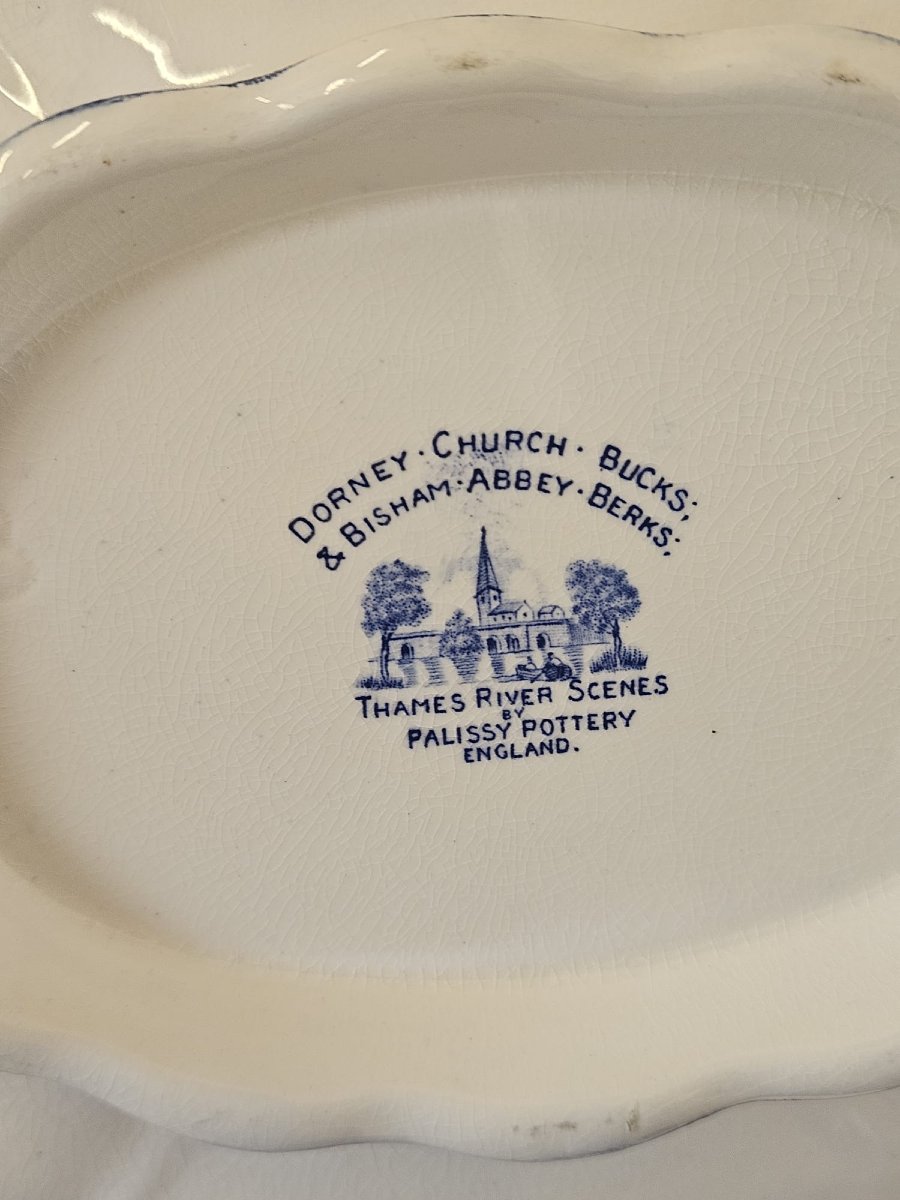 Service de table « Thames River Scenes » – Palissy Pottery England-photo-2