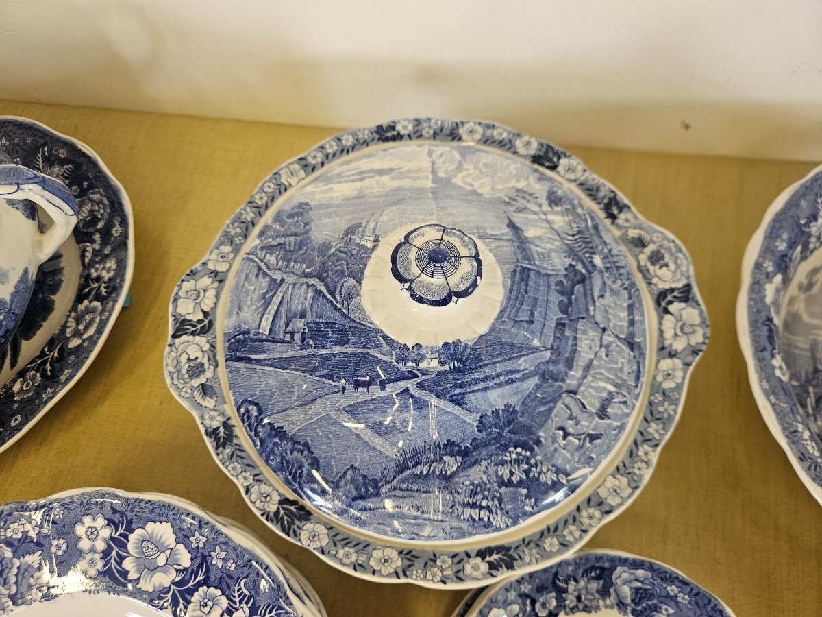 Service de table « Thames River Scenes » – Palissy Pottery England-photo-4