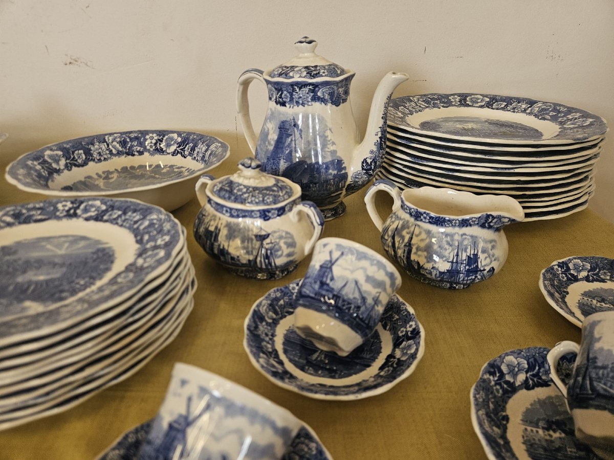 Service de table « Thames River Scenes » – Palissy Pottery England-photo-5