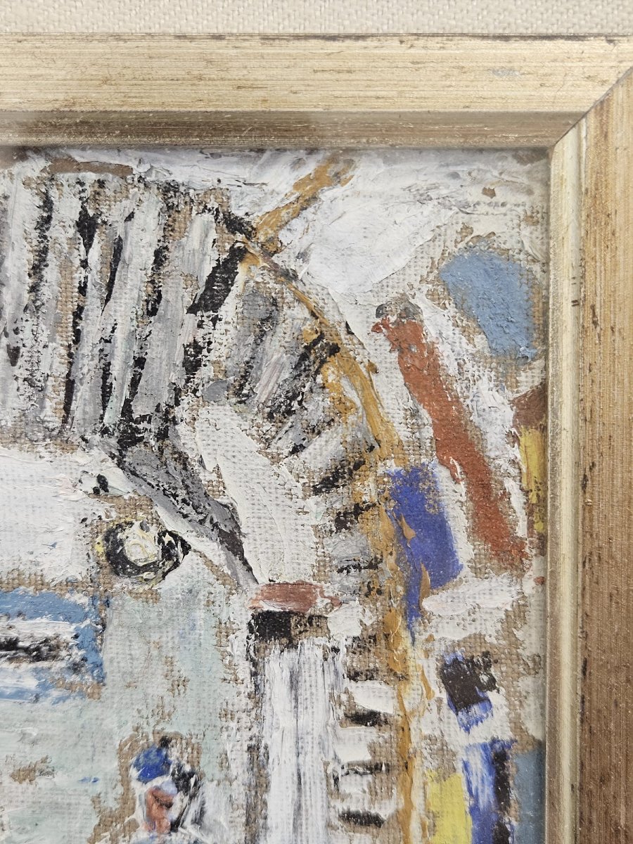 Orfeo Tamburi (1910-1994) – Intérieur avec personnage, 1982-photo-3