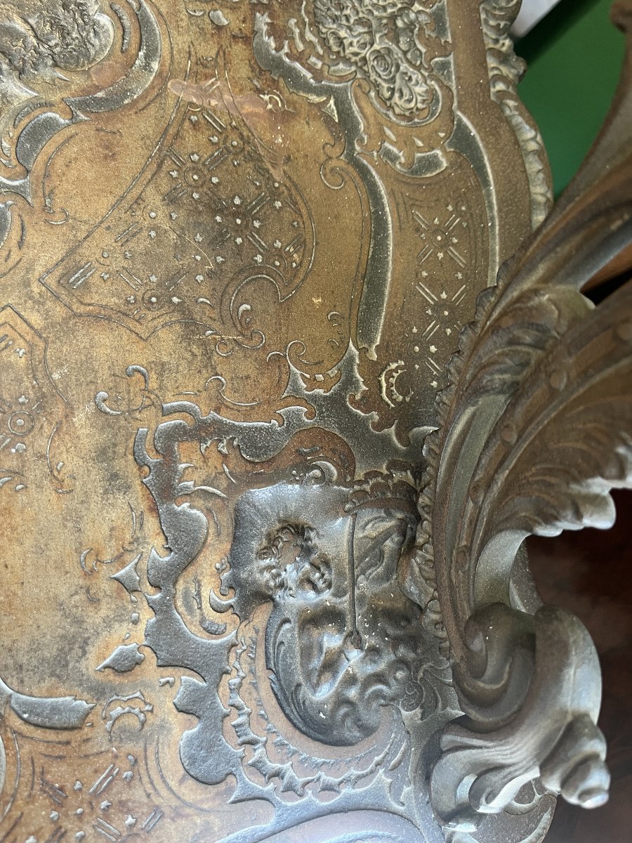 Cast-iron Dressing Table With Mirror - Second Half Of The 19th Century-photo-1