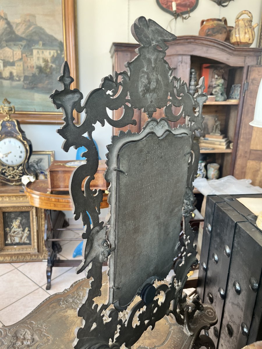 Cast-iron Dressing Table With Mirror - Second Half Of The 19th Century-photo-8