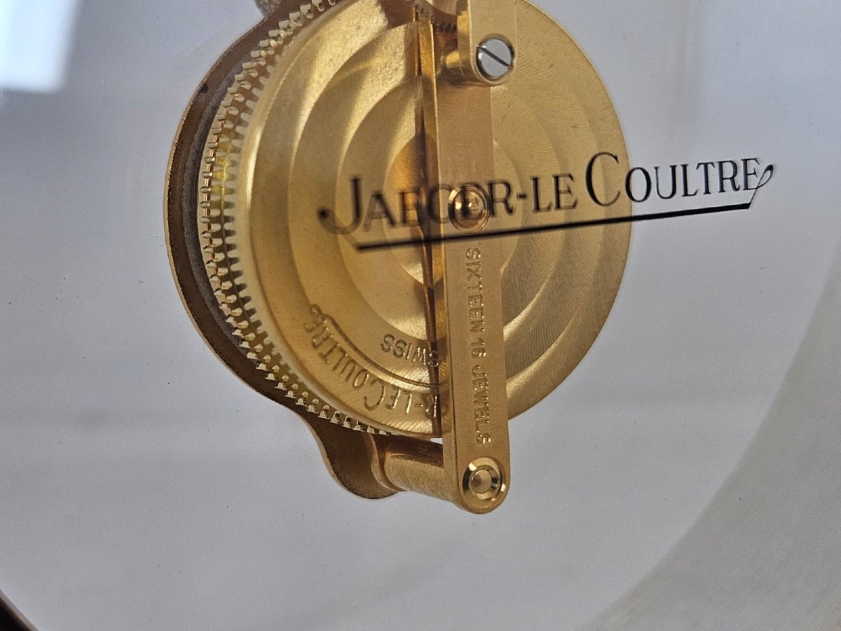Jaeger-lecoultre Table Clock With Visible Mechanical Movement – 20th Century-photo-2
