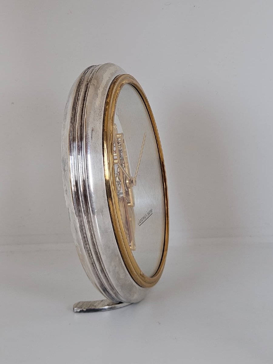 Jaeger-lecoultre Table Clock With Visible Mechanical Movement – 20th Century-photo-4