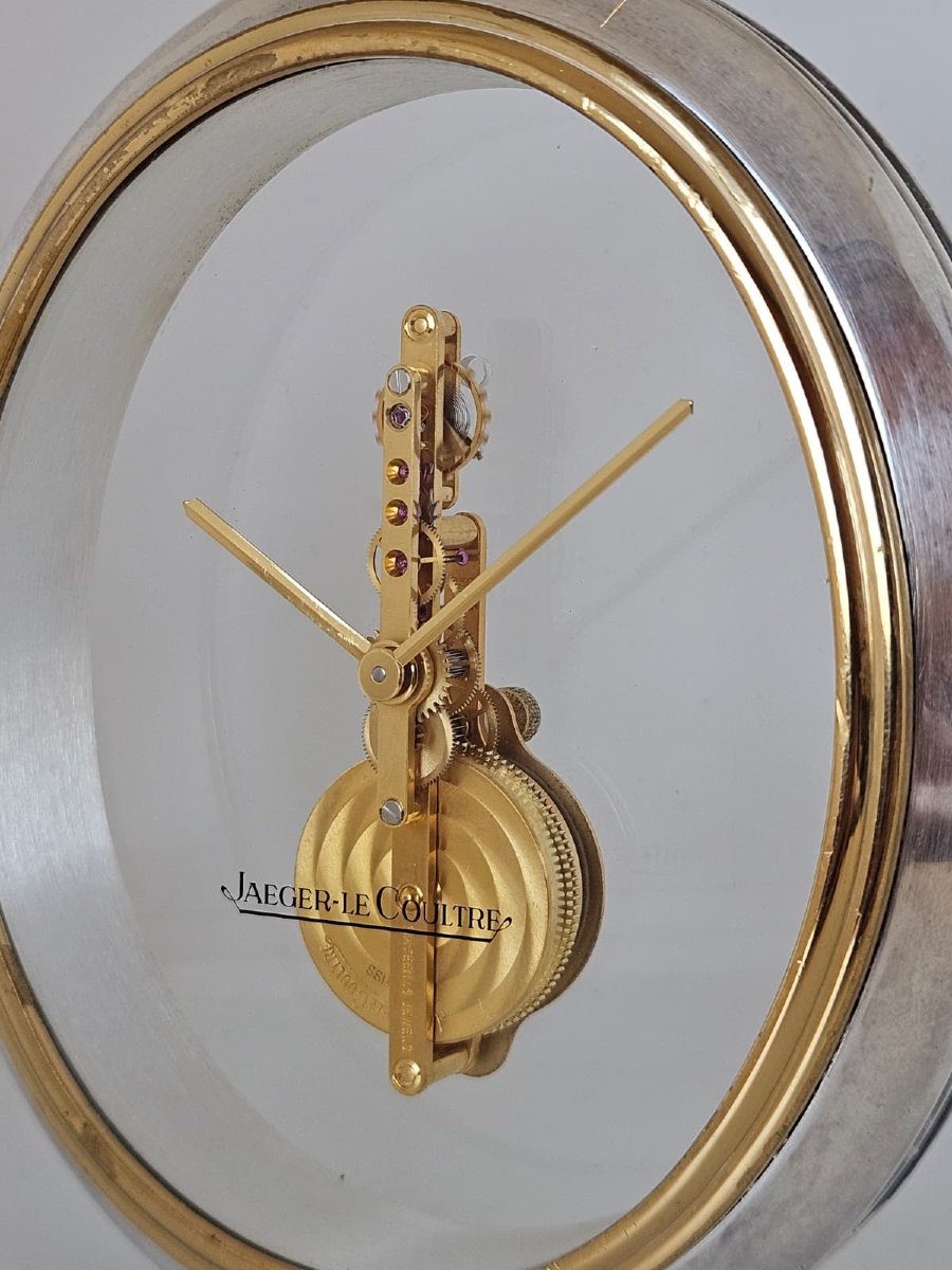 Jaeger-lecoultre Table Clock With Visible Mechanical Movement – 20th Century-photo-1