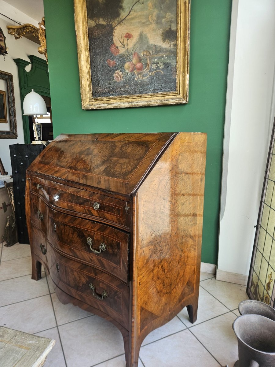 Genovese Louis XV Slatted Side Table – 18th Century-photo-2