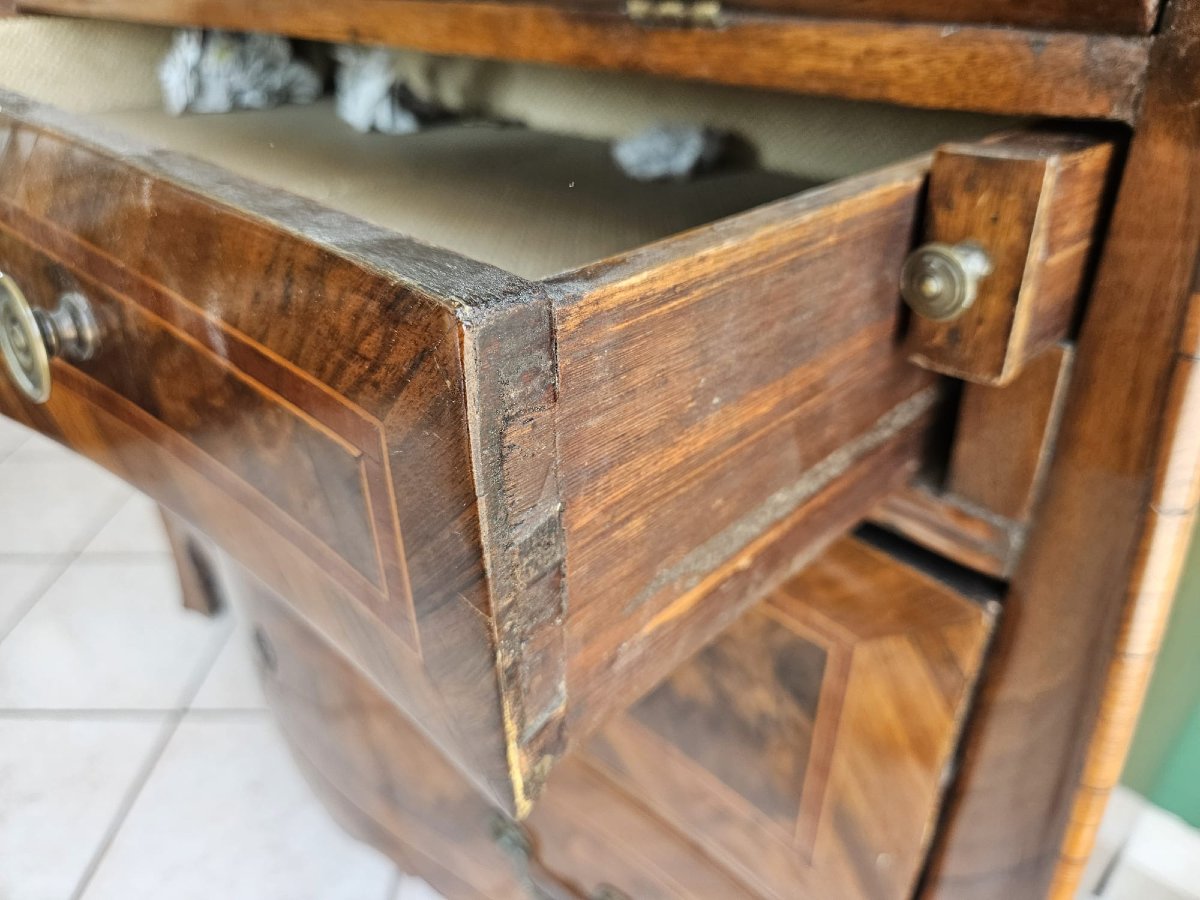 Genovese Louis XV Slatted Side Table – 18th Century-photo-4