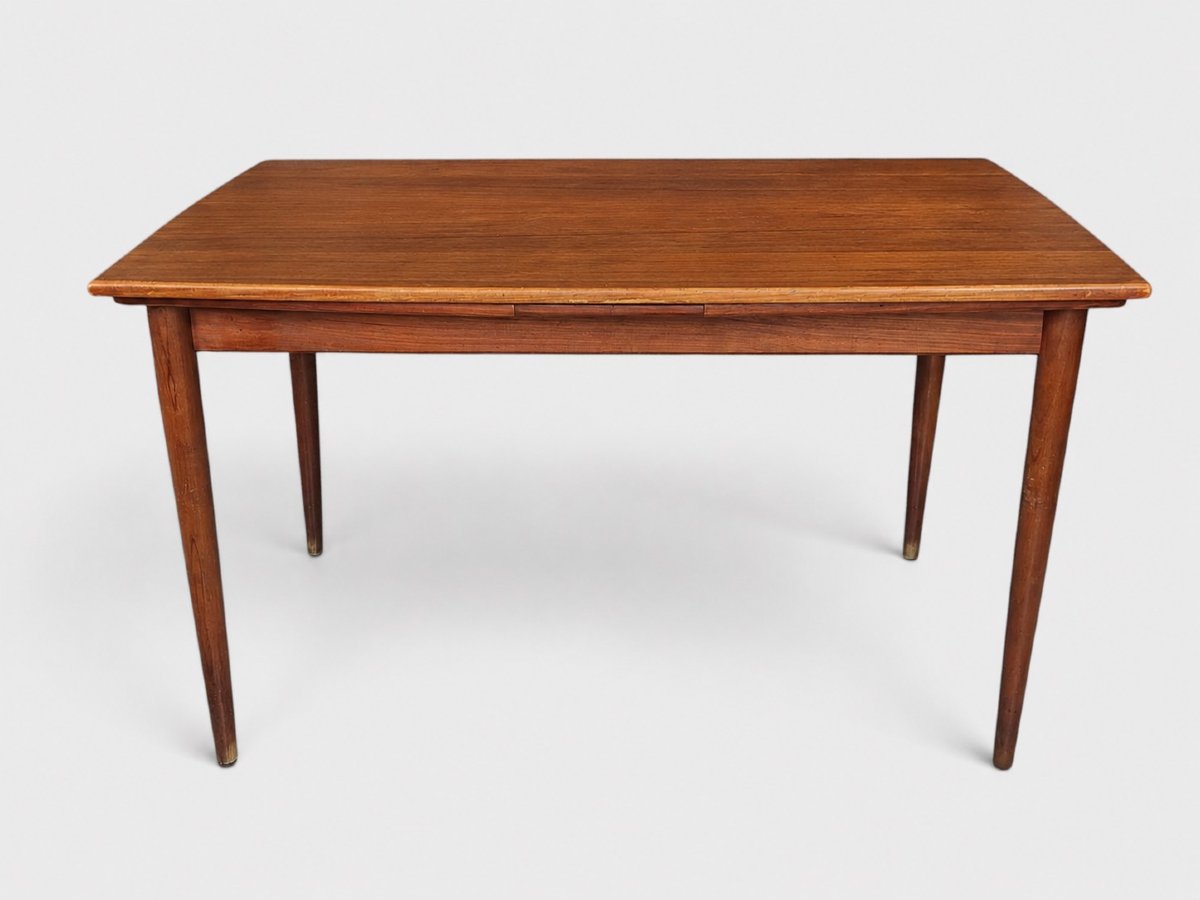Danish Extendable Teak Dining Table – 1960s