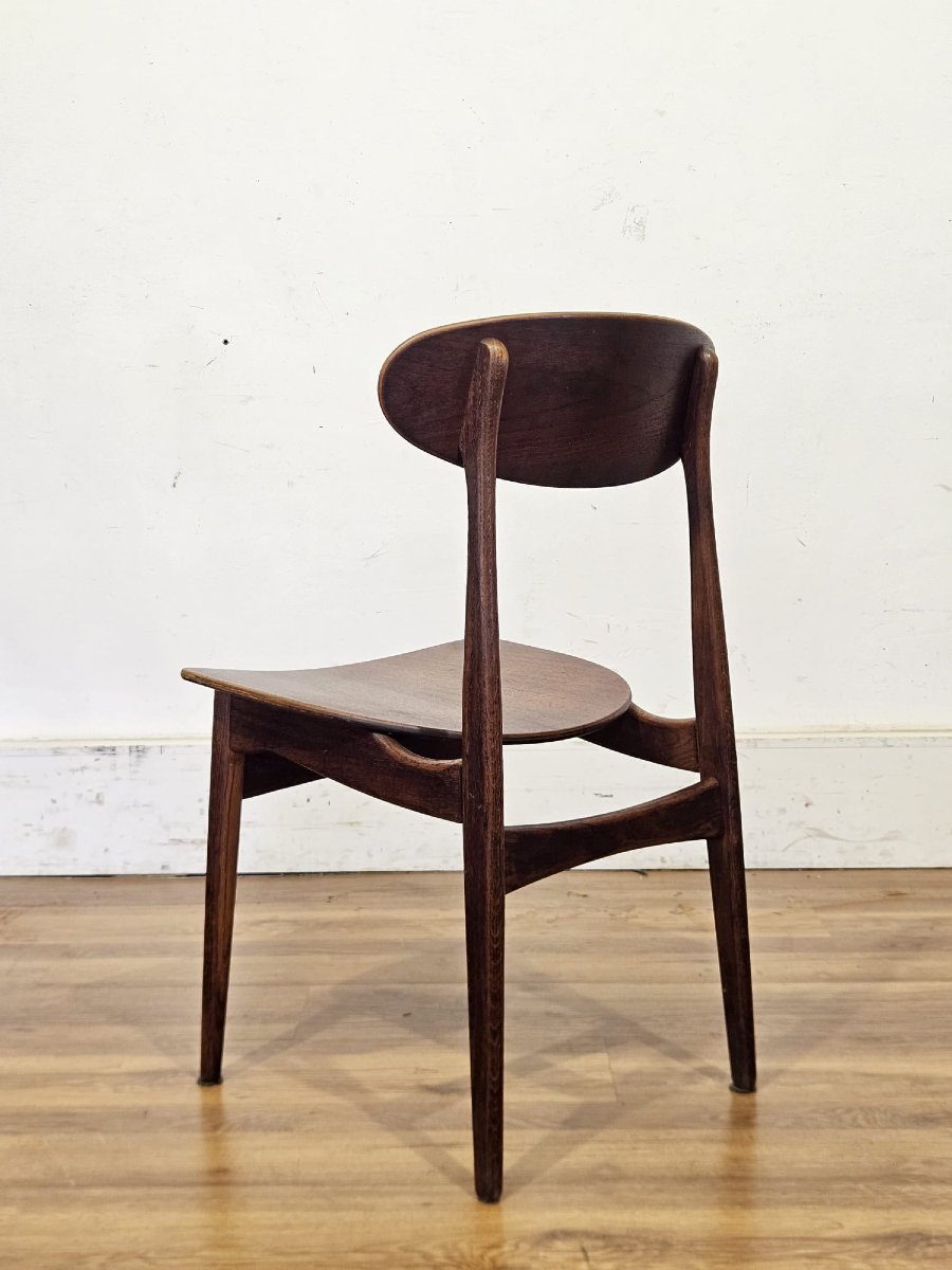 Set Of 6 Danish Chairs By Mogens Kold – 1960s-photo-4