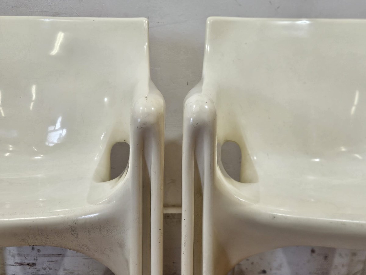 Pair Of "gaudì" Chairs By Vico Magistretti For Artemide – 1970s-photo-4