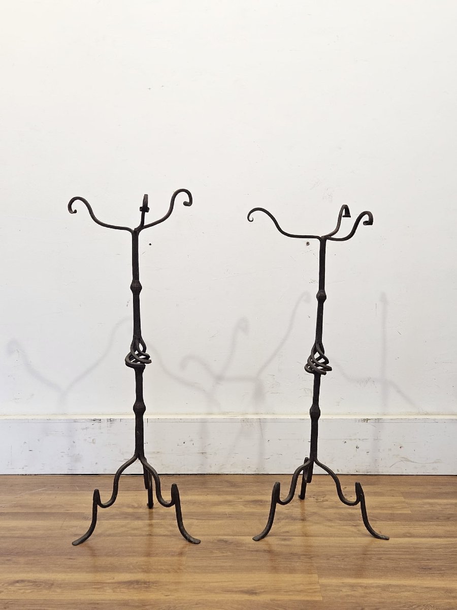 Pair Of Wrought-iron Planters – 17th Century-photo-3