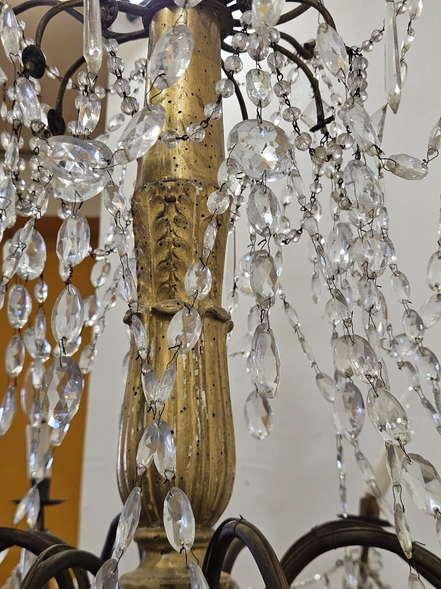 Chandelier Of Genoese Origin. — Late 18th Century.-photo-7