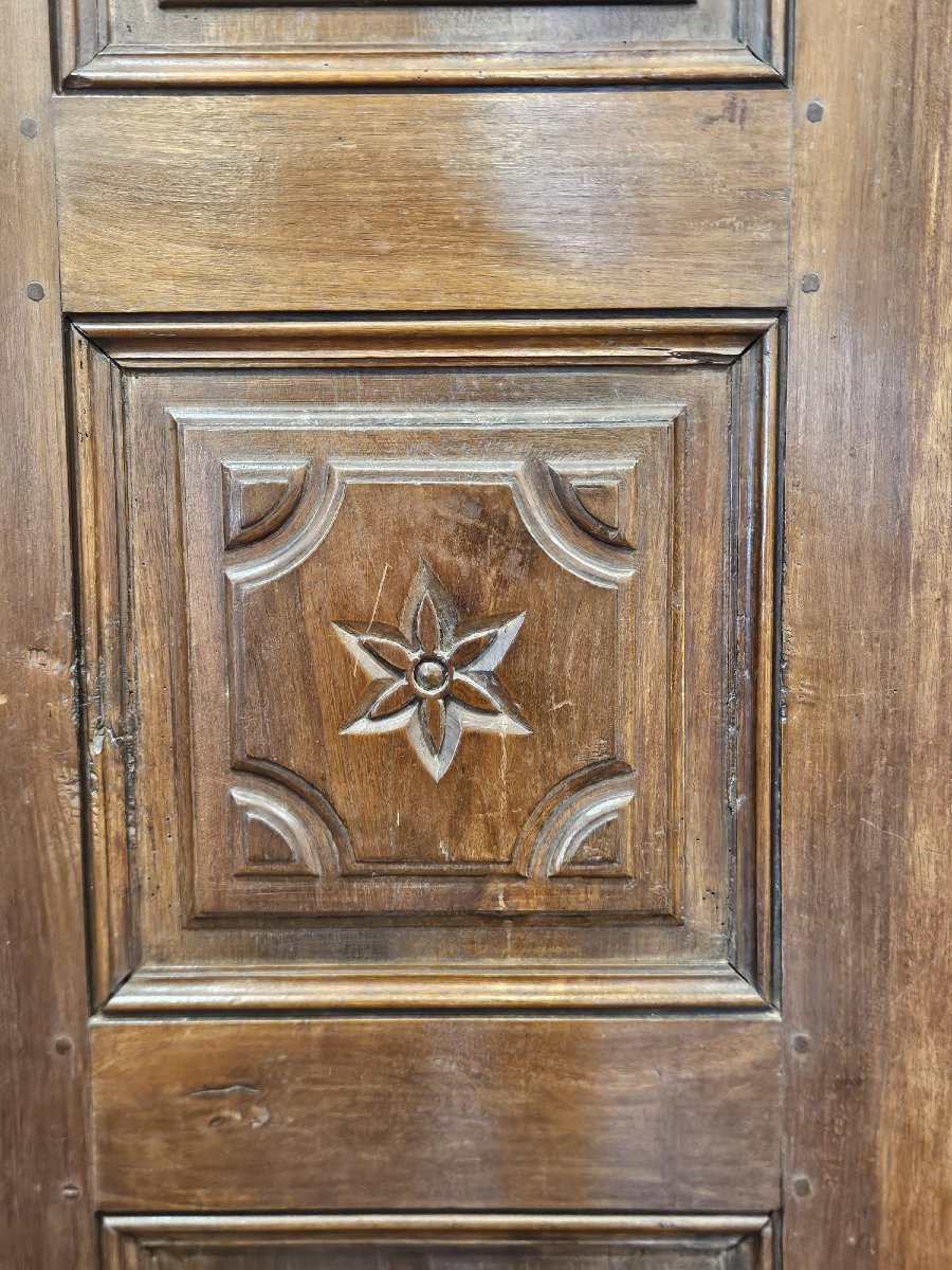 Placard piémontais en noyer – XVIIe siècle-photo-1