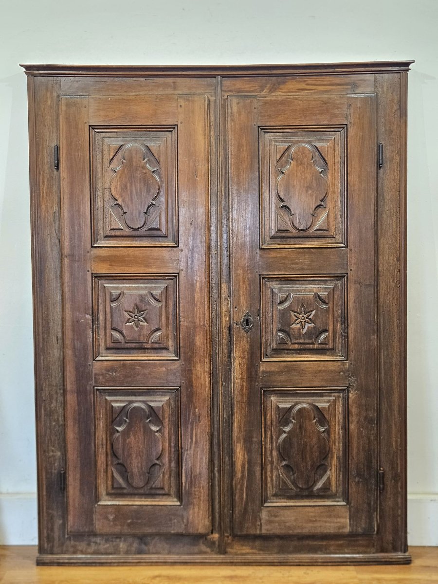 Placard piémontais en noyer – XVIIe siècle-photo-6