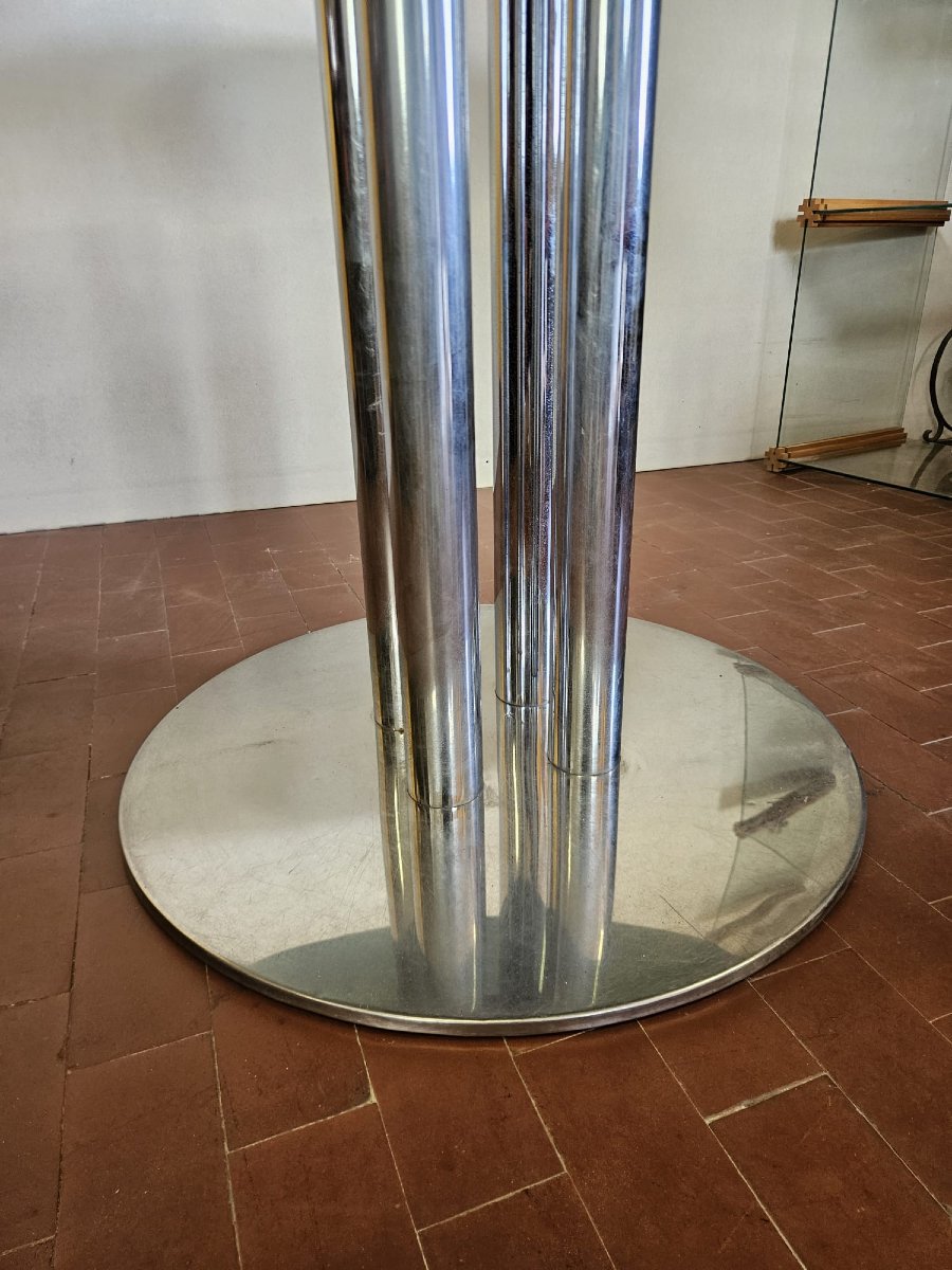 Ensemble table et 4 chaises design – Années 1970-photo-3