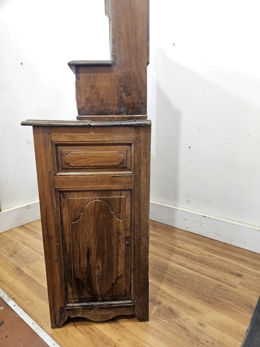 Buffet vaisselier piémontais en noyer – Début du XIXe siècle-photo-5