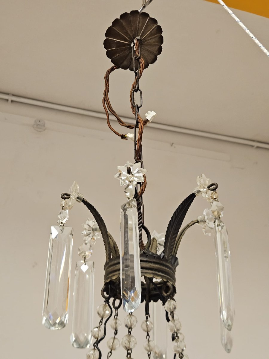 Crystal Chandelier – 1940s-photo-2