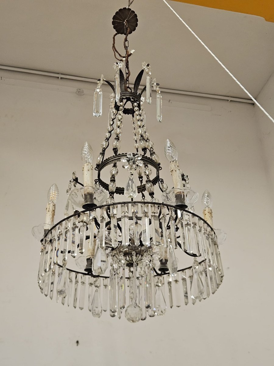 Crystal Chandelier – 1940s-photo-1