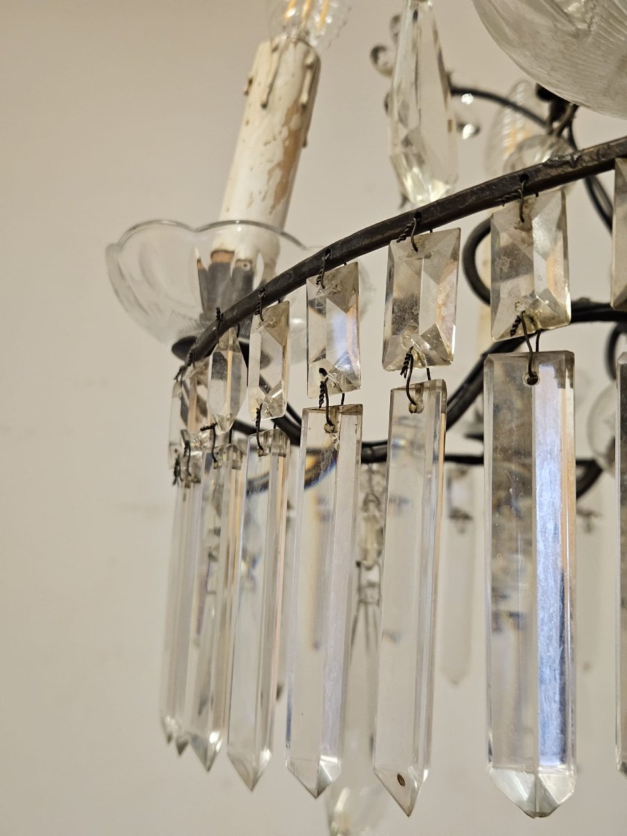 Crystal Chandelier – 1940s-photo-3