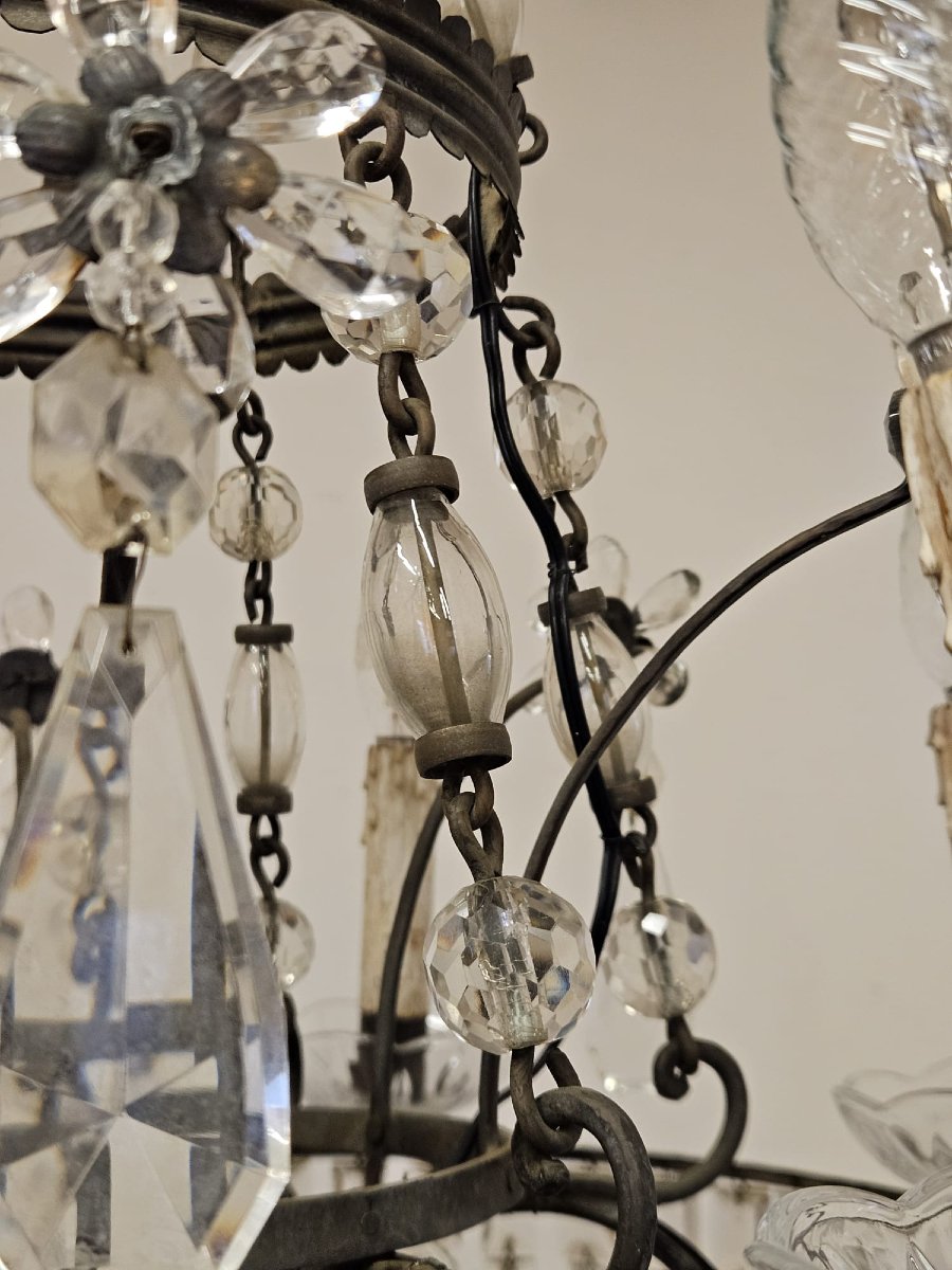 Crystal Chandelier – 1940s-photo-8