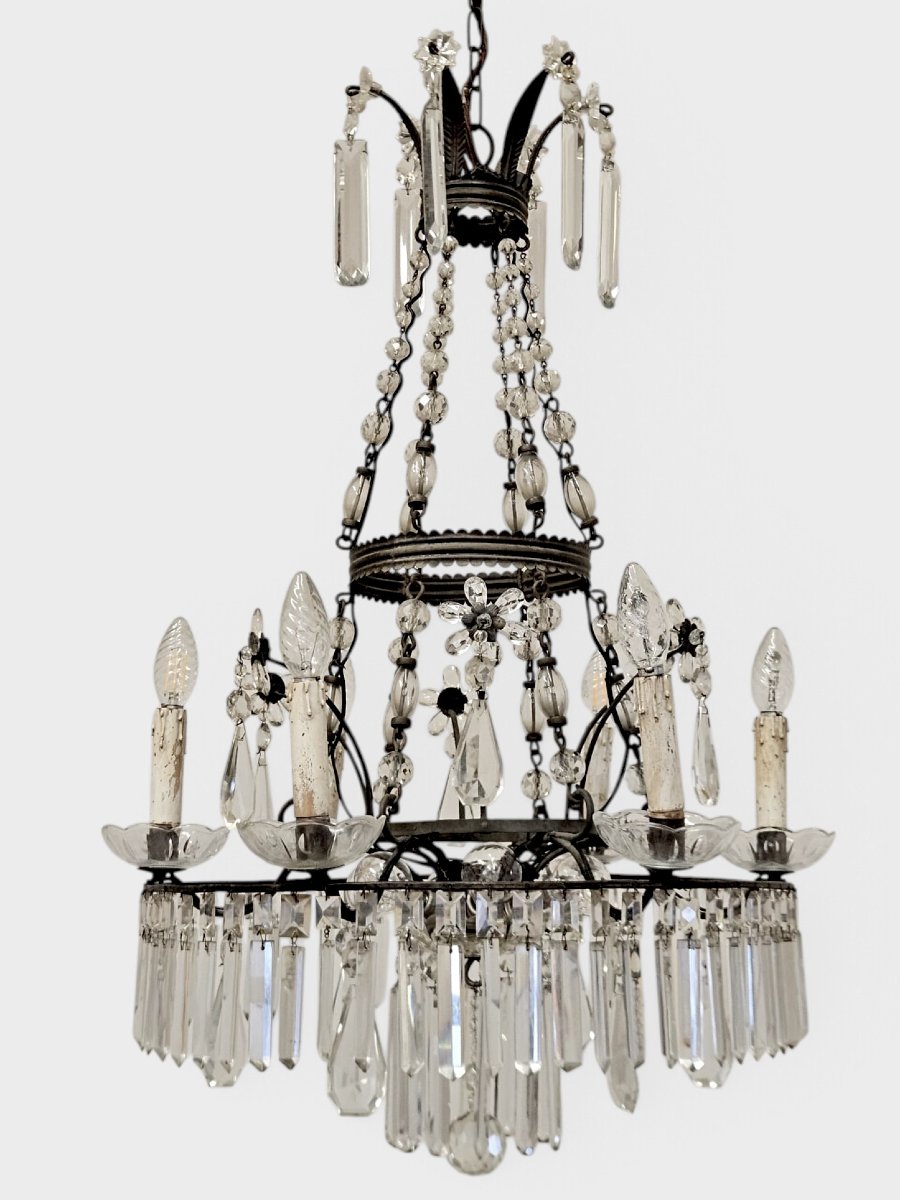 Crystal Chandelier – 1940s
