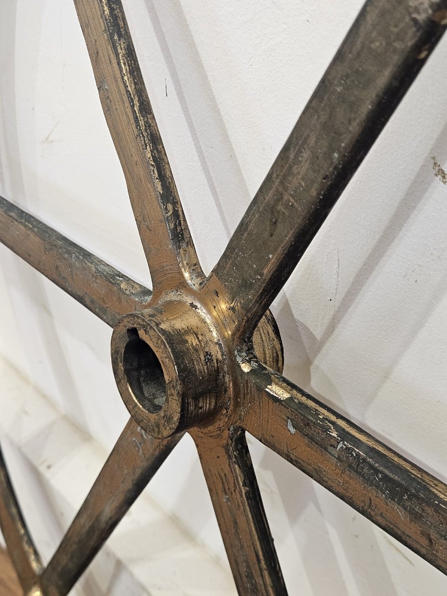 Gouvernail de navire en bronze et laiton – Seconde Guerre mondiale – type Liberty Ship-photo-2