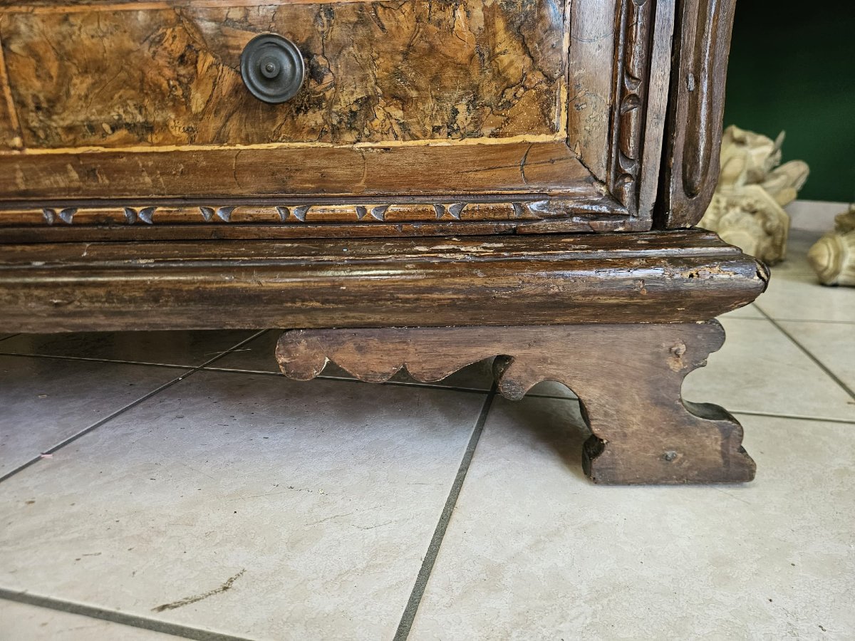 17th-century Lombard Chest Of Drawers With Caryatids-photo-3