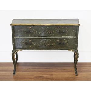 Piedmontese Lacquered Chest Of Drawers - Mid-18th Century