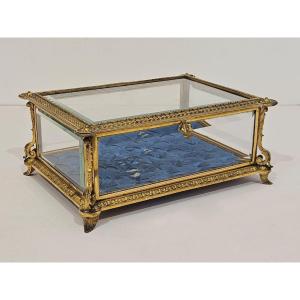 Crystal And Gilded Bronze Casket - Second Half Of The 19th Century
