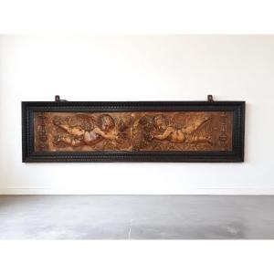 Frieze In Signa Earth - Late 19th Century.