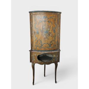 Lacquered And Painted Genoese Louis XV Cantilever Table – Mid-18th Century