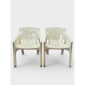 Pair Of "gaudì" Chairs By Vico Magistretti For Artemide – 1970s