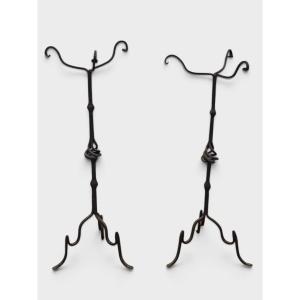 Pair Of Wrought-iron Planters – 17th Century