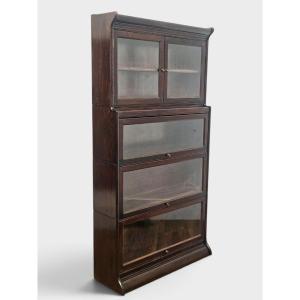 Original Gunn Modular Bookcase With Glass Doors – Early 20th Century