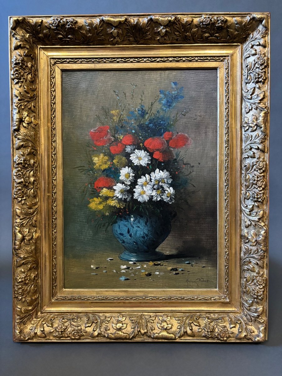 Painting By G Rihut. 19th Century.