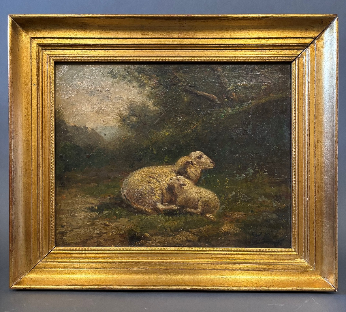Peinture. Mouton. 20e Siècle.
