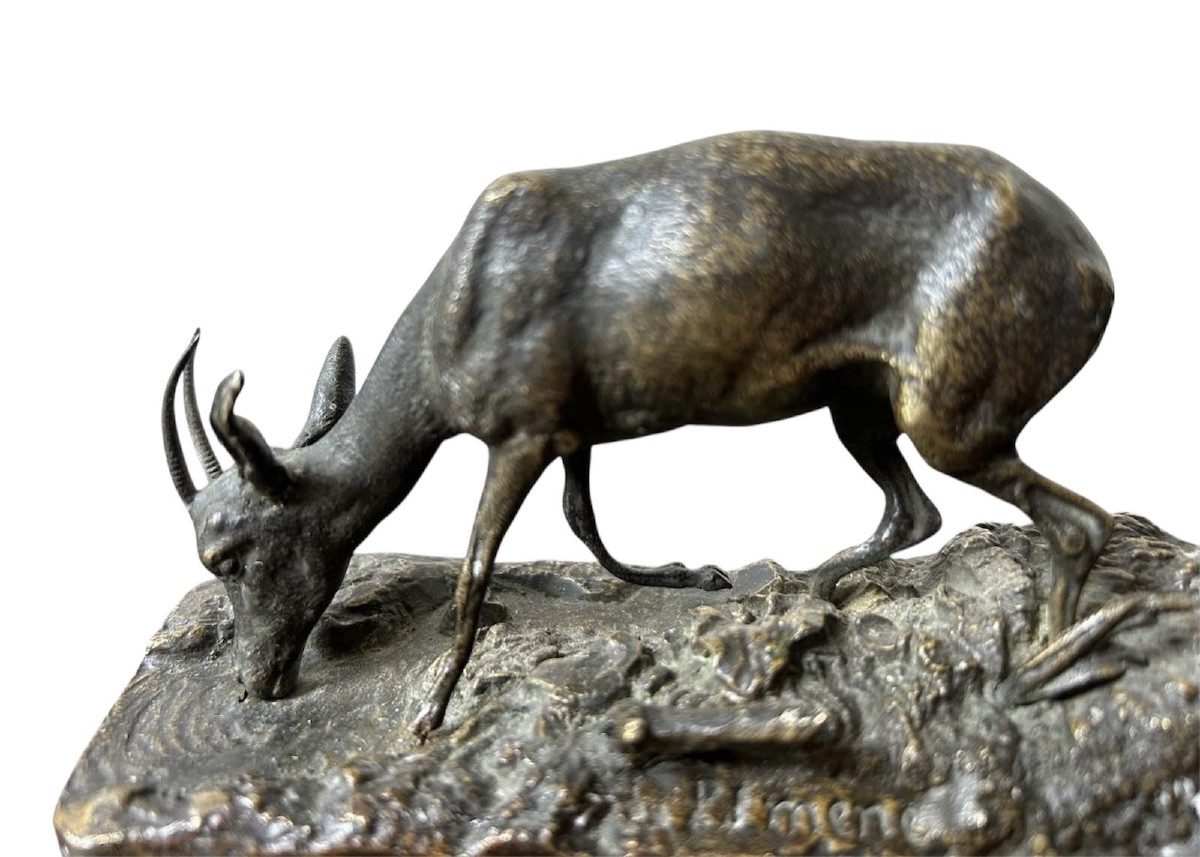 Bronze Animal Pj Mêne. Gazelle.-photo-2